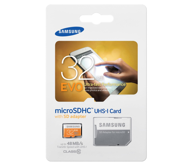 Samsung 32GB microSDHC Evo 48MB/s + adapter SDHC - 181983 - zdjęcie